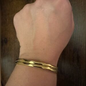 Marrin Costello Gold Petra Cuff Bracelet - Brand New